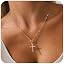 Natural White Sea Shell OT Clasp Long Plate Pendant Necklace For Women Trendy Elegant in Color an... | Amazon (US)