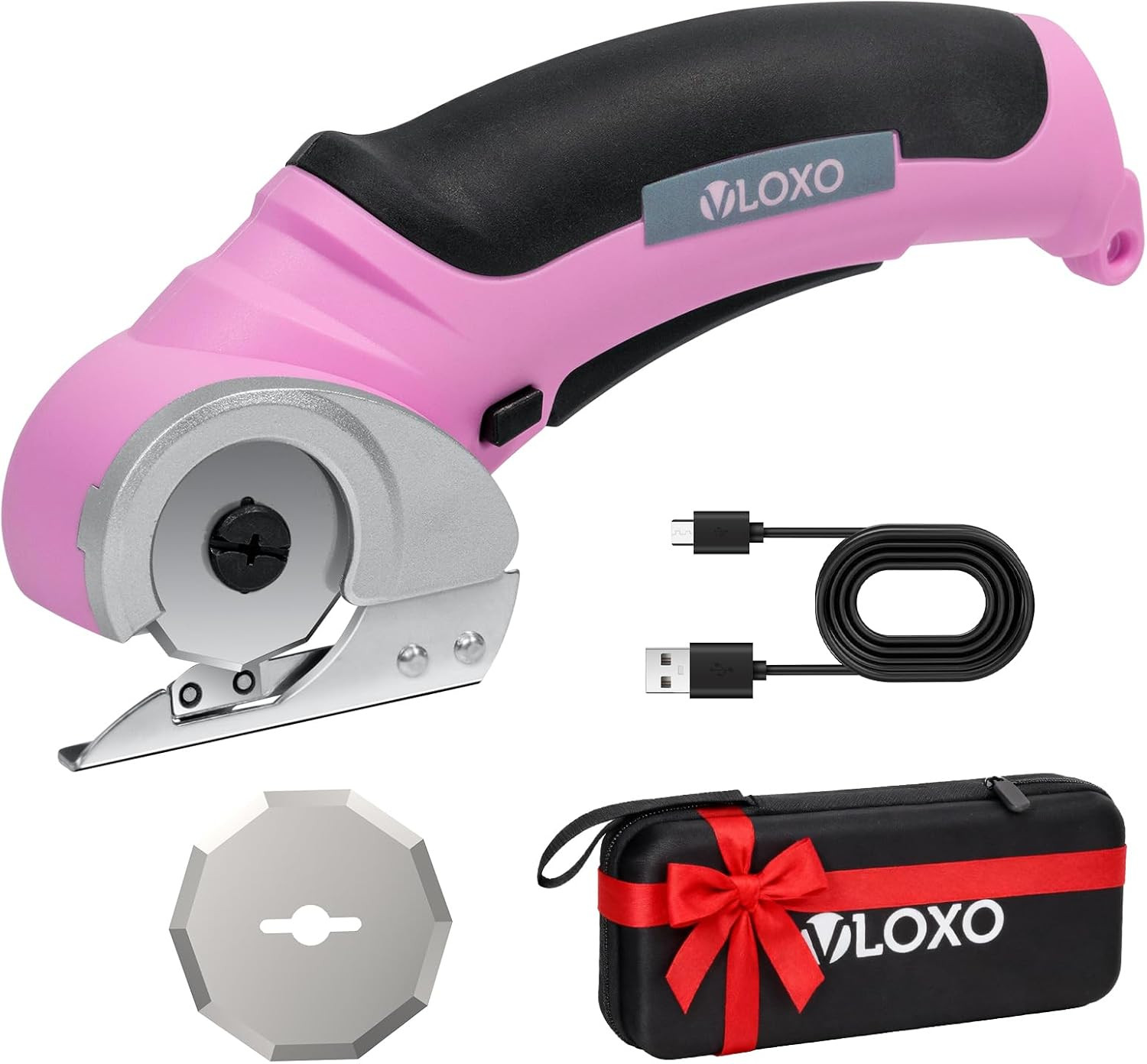 VLOXO Cordless Electric Scissors Cardboard Cutter with Replacement Blade | Amazon (US)
