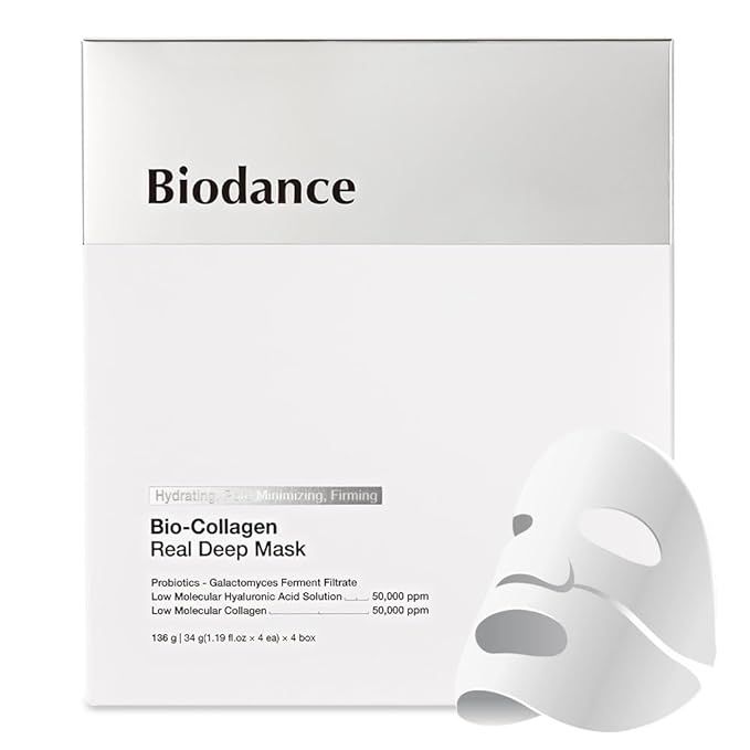 BIODANCE Bio-Collagen Deep Hydrating Overnight Mask, Pore Minimizing, Elasticity Improvement, 34g... | Amazon (US)
