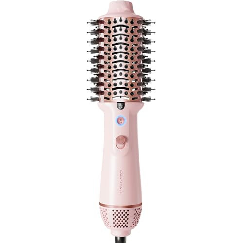 Wavytalk Dual Voltage Hair Dryer Brush for Europe and International Travel, 110V-240V Mini Jet Brush, Ionic Hair Dryer Brush Reduces Damage, Anti-Frizz Straight Hair, Curls and Blowouts, Volumizing | Amazon (US)