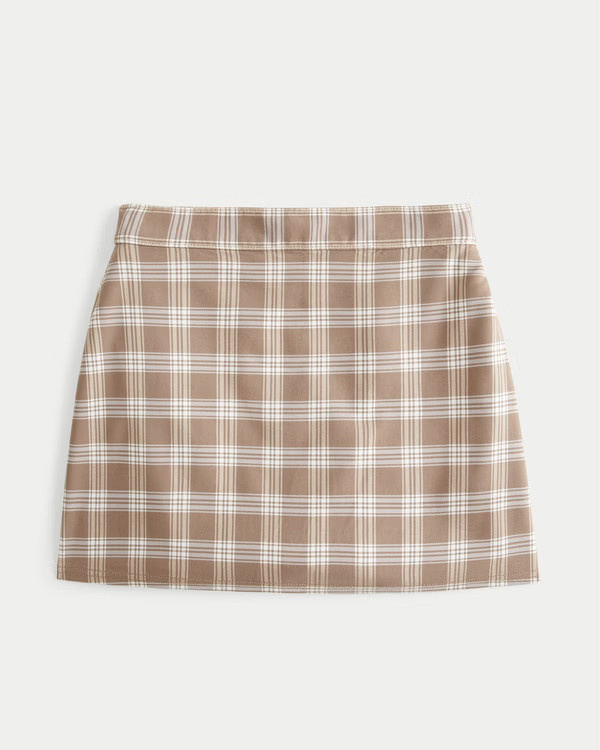 Plaid A-Line Skort | Hollister (US)