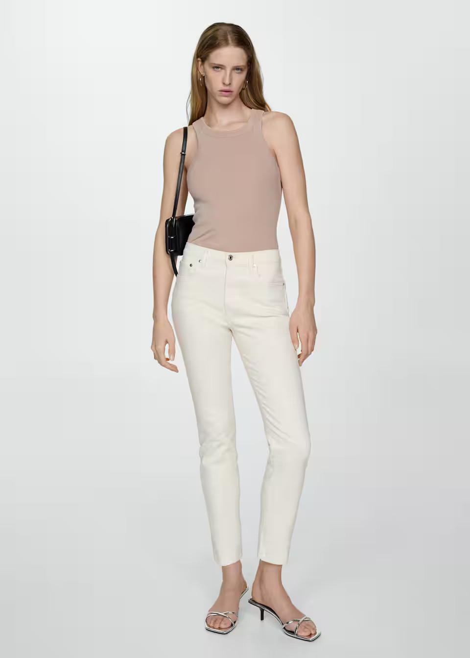 Slim cropped jeans -  Women | Mango USA | MANGO (US)