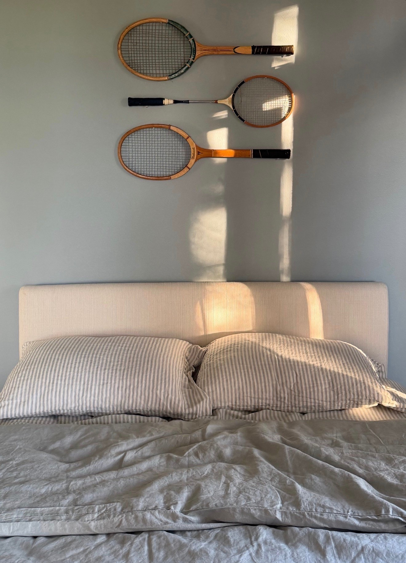 Linen bedding color is mist! Perfect light pale blue with hints of grey!

#bigboysroom #boysroom #bluepaint #bresheppard #quince #linenbedding

#LTKHome