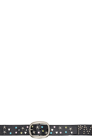 SSENSE Exclusive Black Mimi Wade Edition Studded Belt | SSENSE