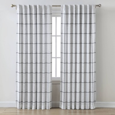 50"x84" Blackout Window Curtain Panel Gray - Threshold™ | Target