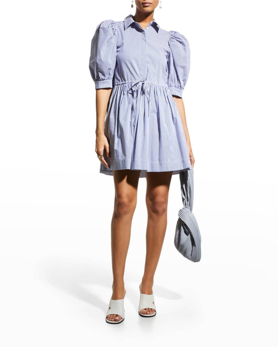 Hunter Bell NYC McCauley Mini Stripe Shirtdress | Neiman Marcus