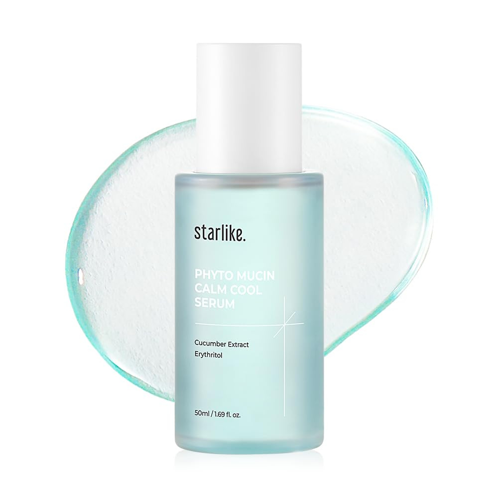starlike Phyto Mucin Calm Cool Serum | 1.69 Fl Oz (50ml) | Yam & Okra | Korean Hydrating Facial S... | Amazon (US)
