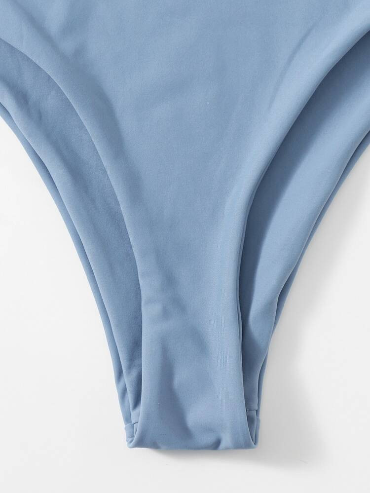 Tie Shoulder Bikini Swimsuit | SHEIN