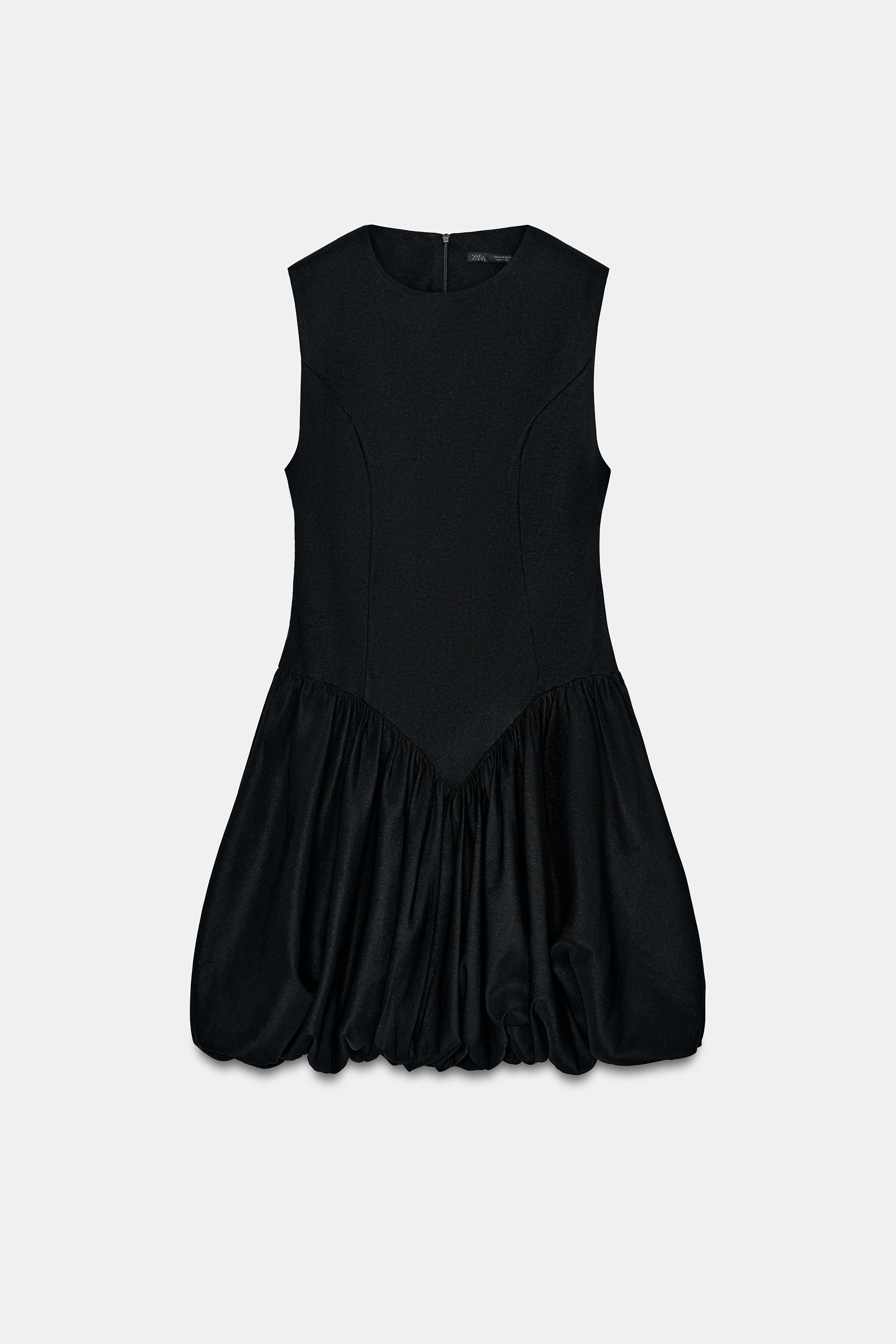 SHORT BALLOON EFFECT DRESS | Zara US