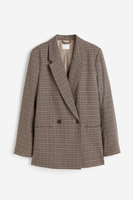 Brown blazer, houndstooth pattern blazer, quiet luxury fashion 

#LTKHoliday #LTKstyletip