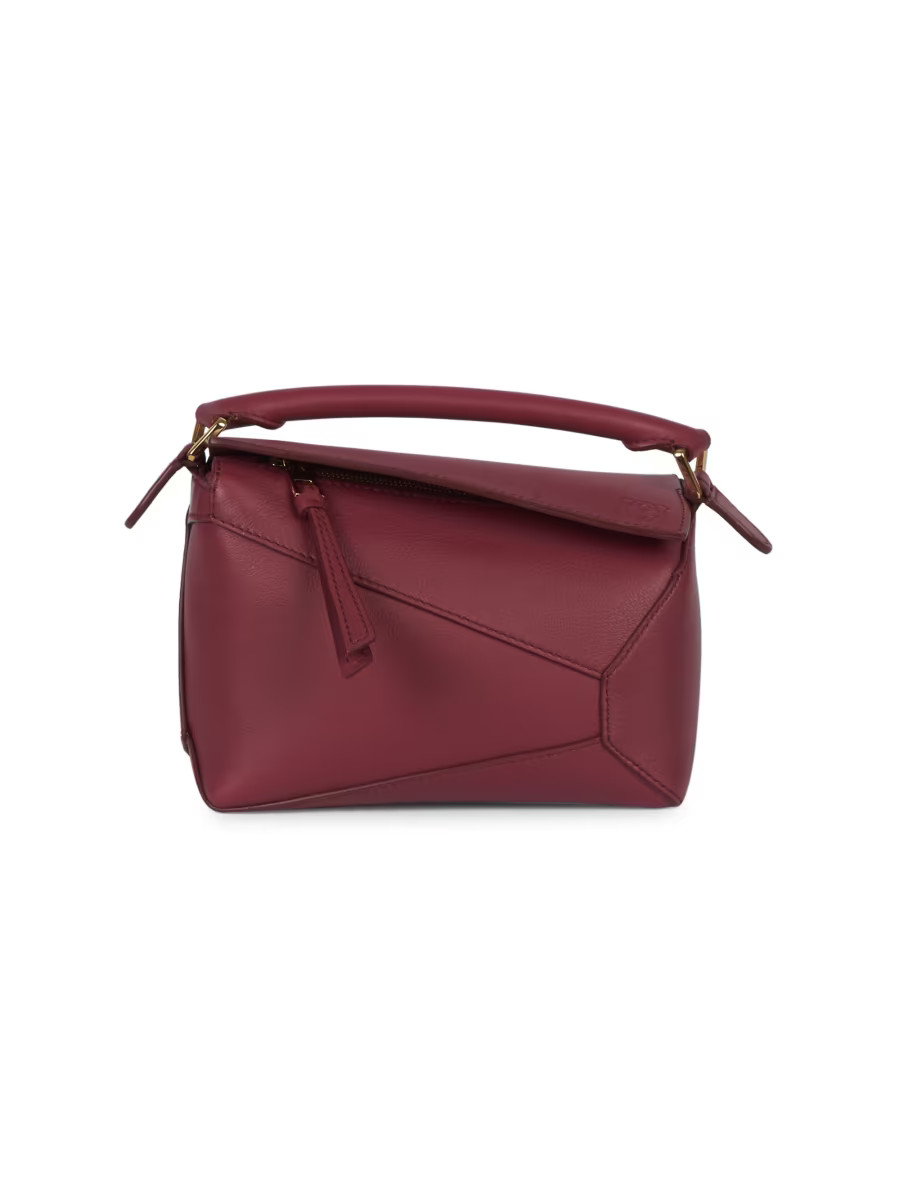 Mini Puzzle Edge Leather Shoulder Bag | Saks Fifth Avenue