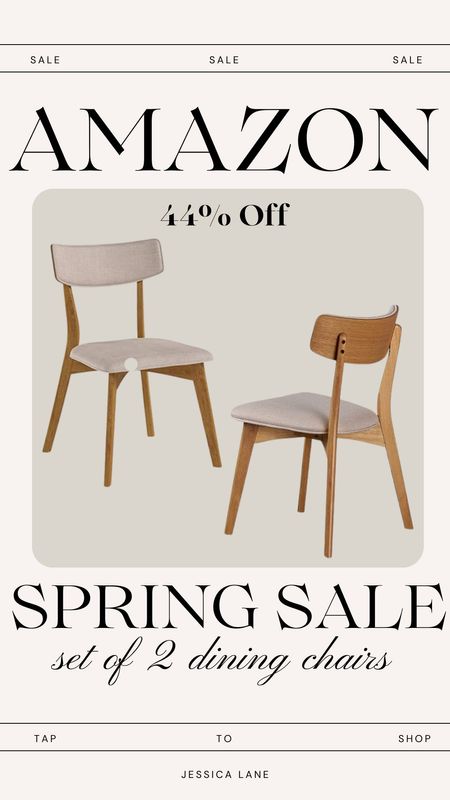 Amazon spring sale, say 44% on this set of two dining chairs.Amazon home, Amazon furniture, dining chairs, wood dining chairs, Amazon spring sale

#LTKsalealert #LTKhome #LTKstyletip