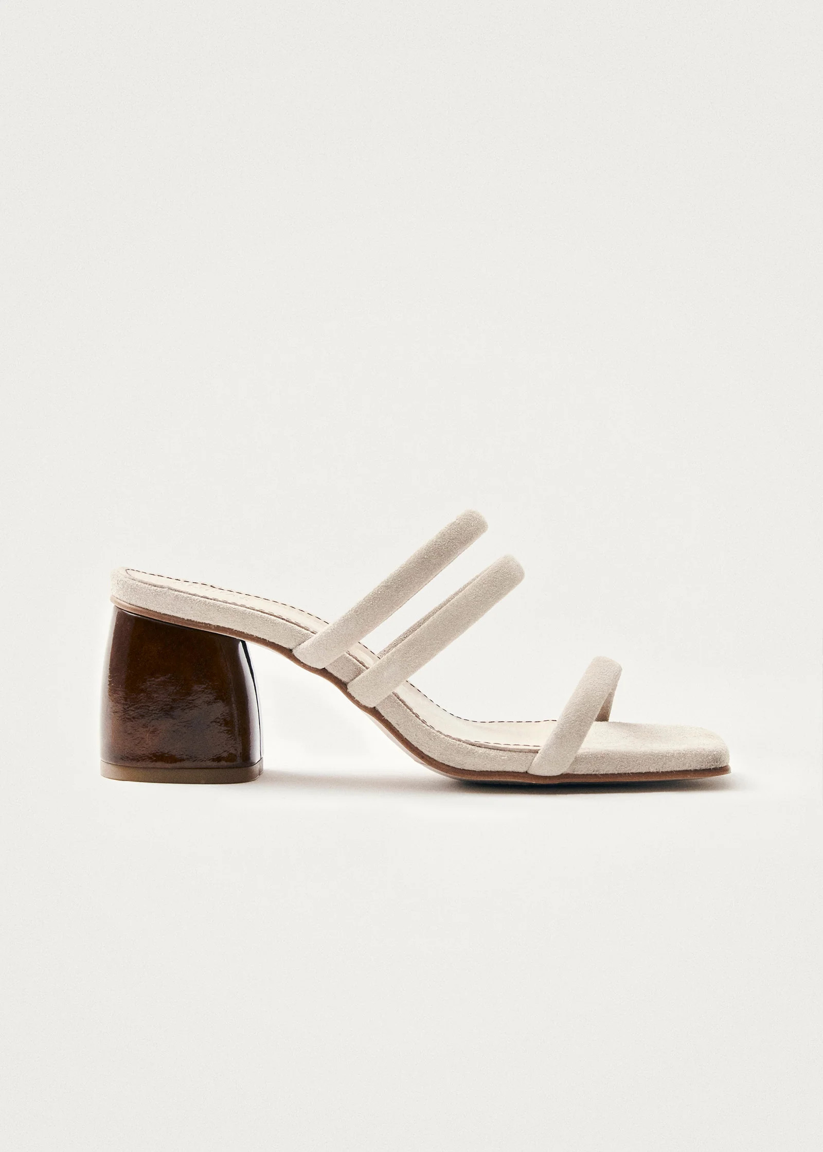 Indiana Stone Beige Leather Sandals | ALOHAS (Global)