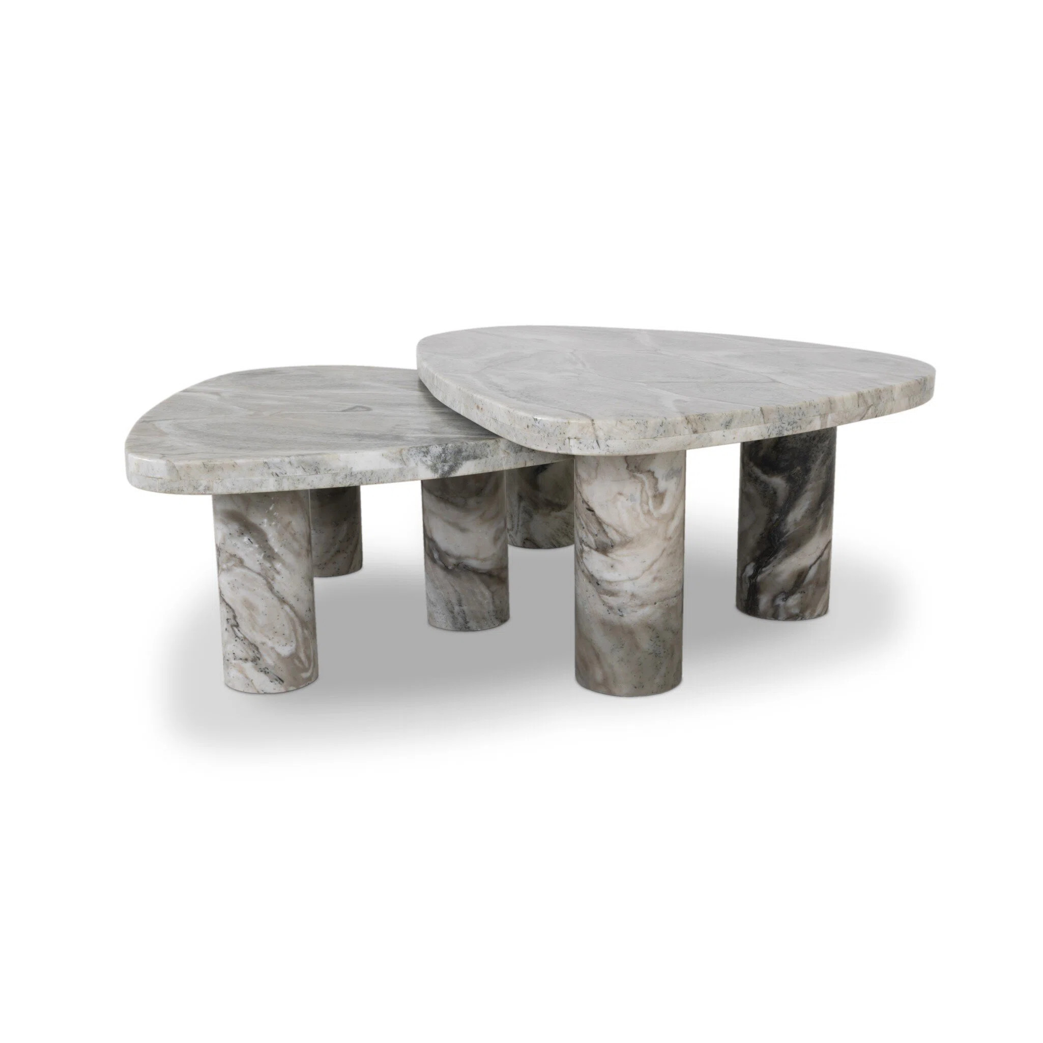Moraga Marble Top Nesting Coffee Table | Wayfair North America