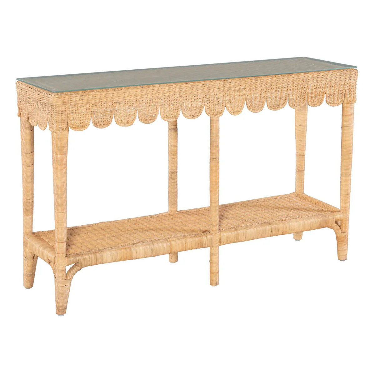 Scalloped Console Table | The Well Appointed House, LLC