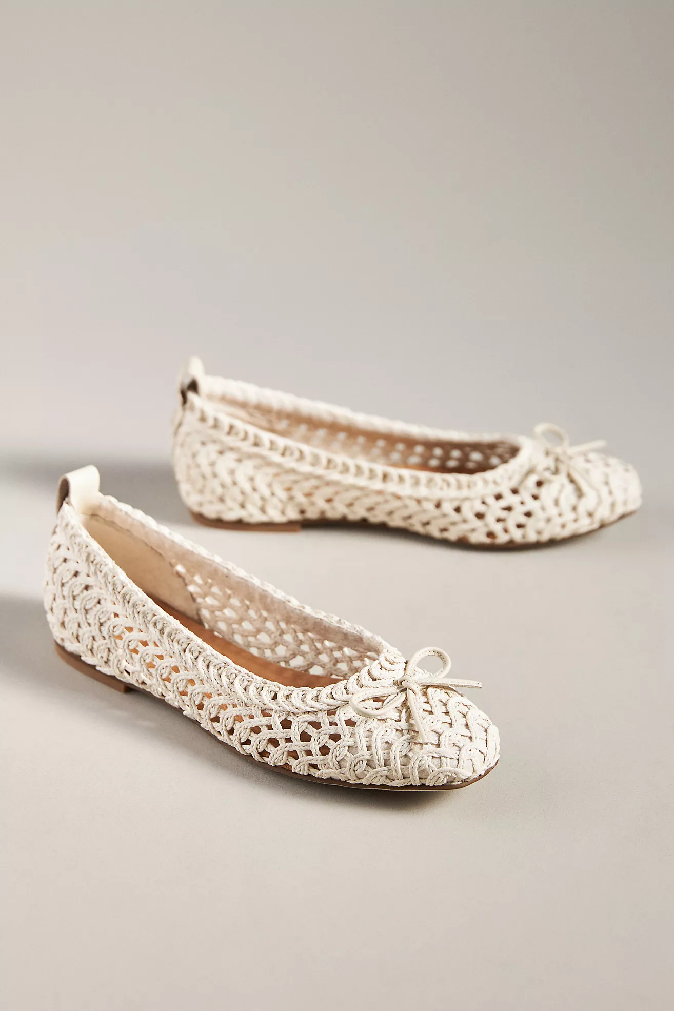 Kelsi Dagger Brooklyn Frankie Crochet Ballet Flats | Anthropologie (US)