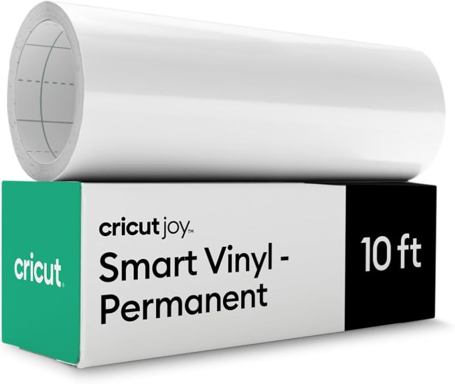 Cricut Smart Permanent Vinyl for Joy Machine, White (5.5in x 10ft roll) - Matless Cutting for Lon... | Amazon (US)