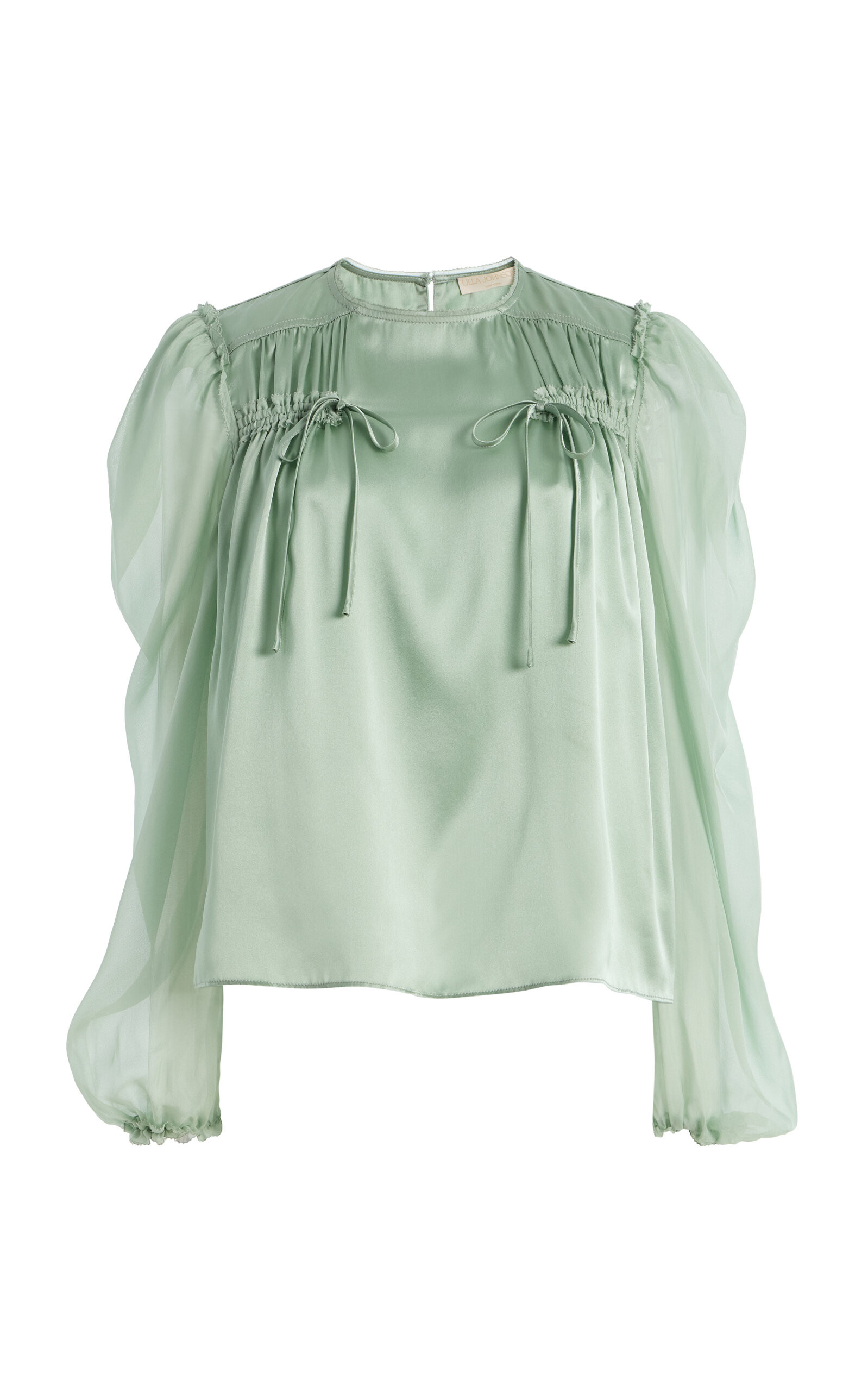 Odette Chiffon and Satin Top | Moda Operandi (Global)