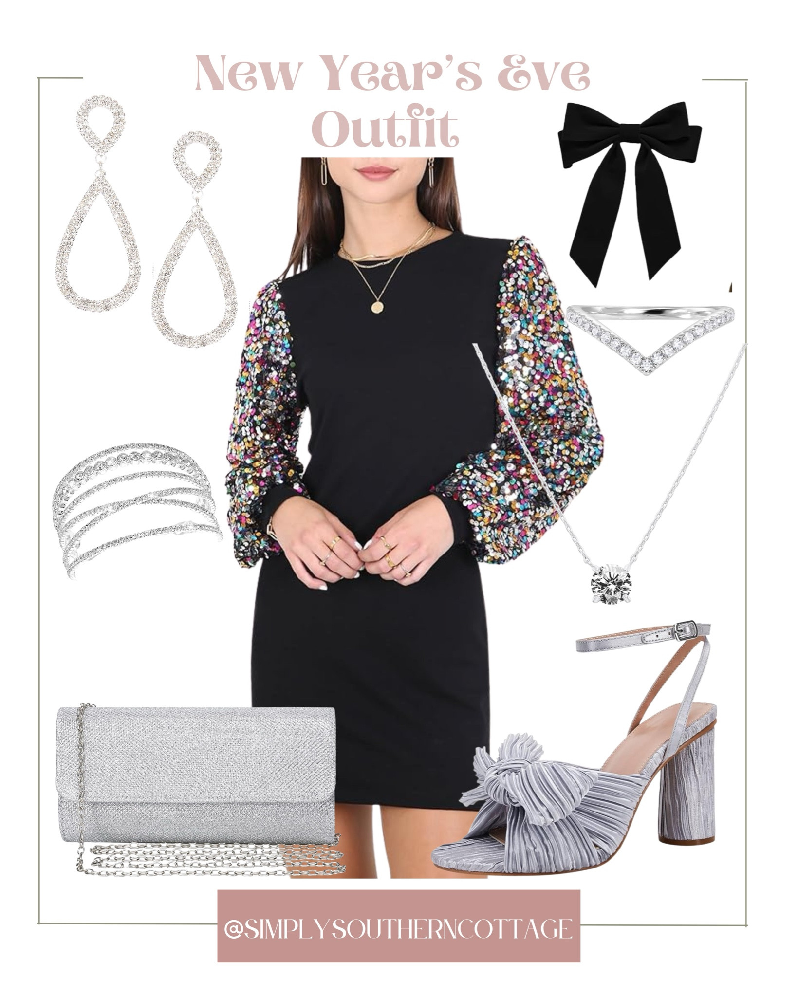 Such a fun NYE outfit from Amazon! I may need to order this dress for myself because I already have the super fun shoes!! 

#LTKHoliday #LTKStyleTip #LTKSeasonal