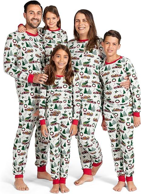 The Children's Place Adult/Unisex-Baby Kids 2 Piece Family Matching, Festive Christmas Pajama Set... | Amazon (US)