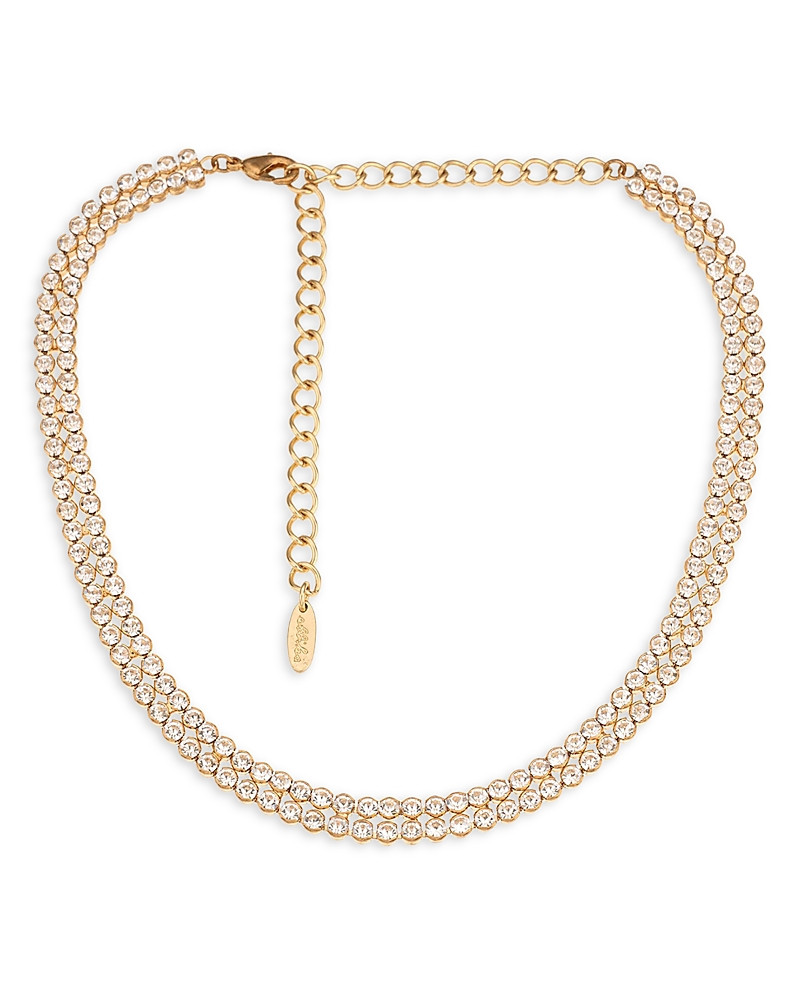 Ettika Crystal Double Row Choker Necklace, 11-16 | Bloomingdale's (US)