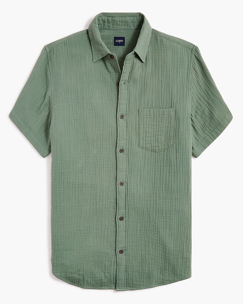 Gauze short-sleeve casual shirt | J.Crew Factory