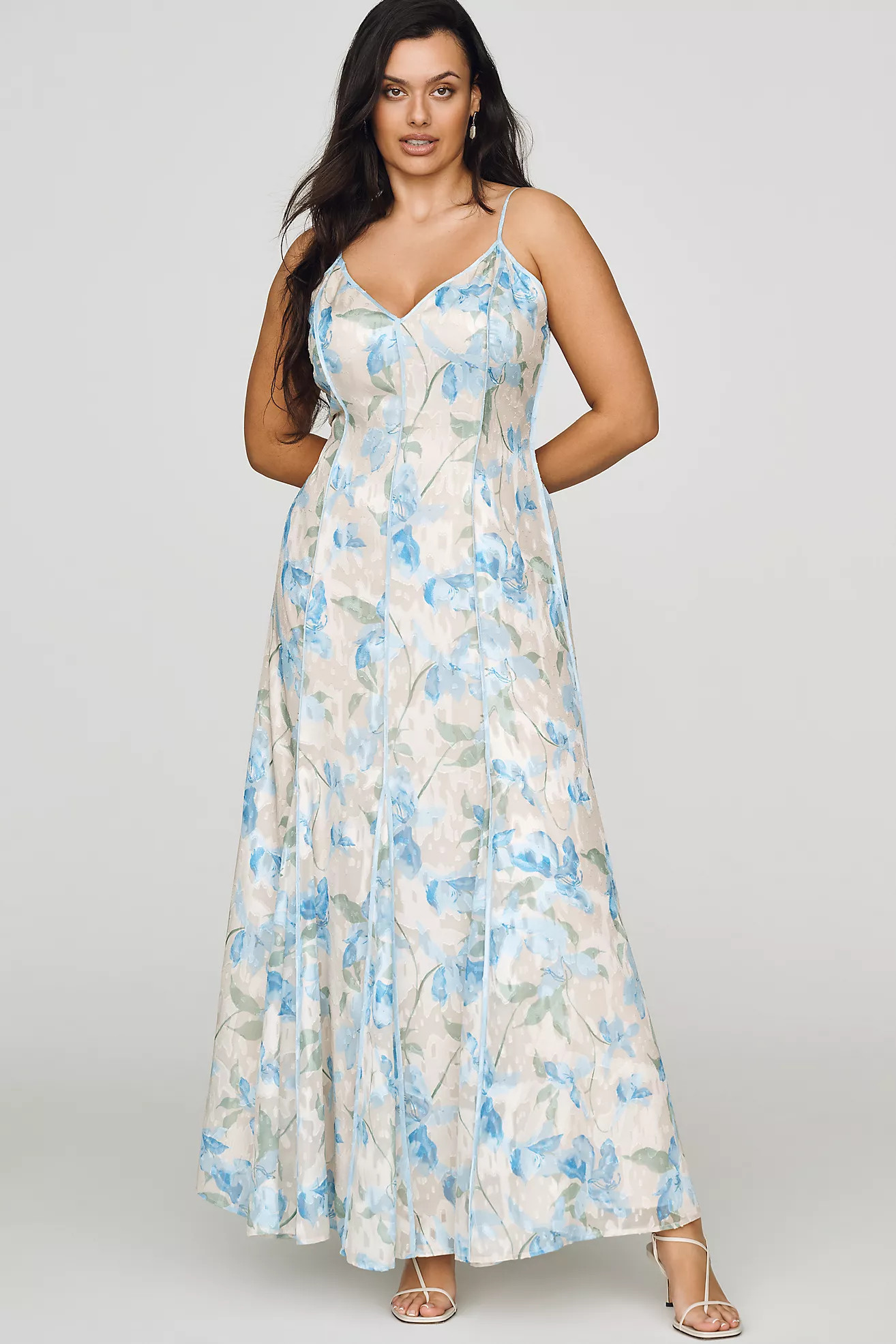 Hutch Tasmin V-Neck Maxi Dress | Anthropologie (US)