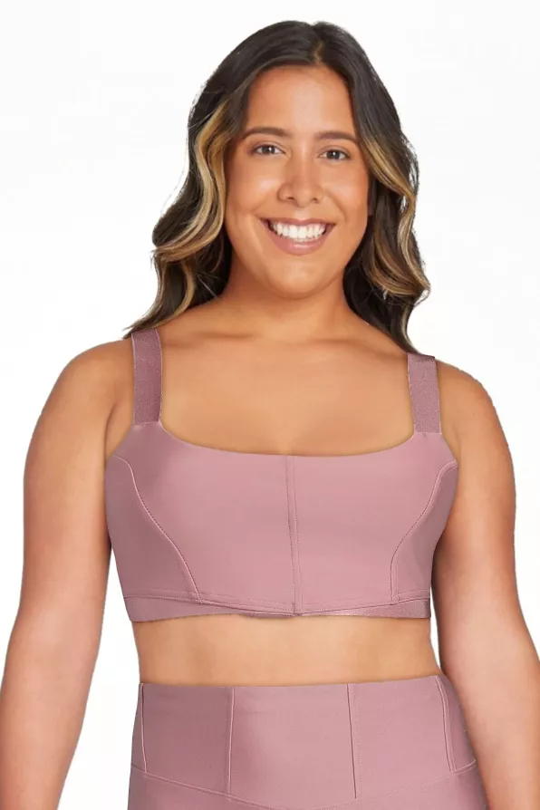 Sofia Active Women's Sleek Corset Medium Impact Sports Bra, Sizes XS-2XL