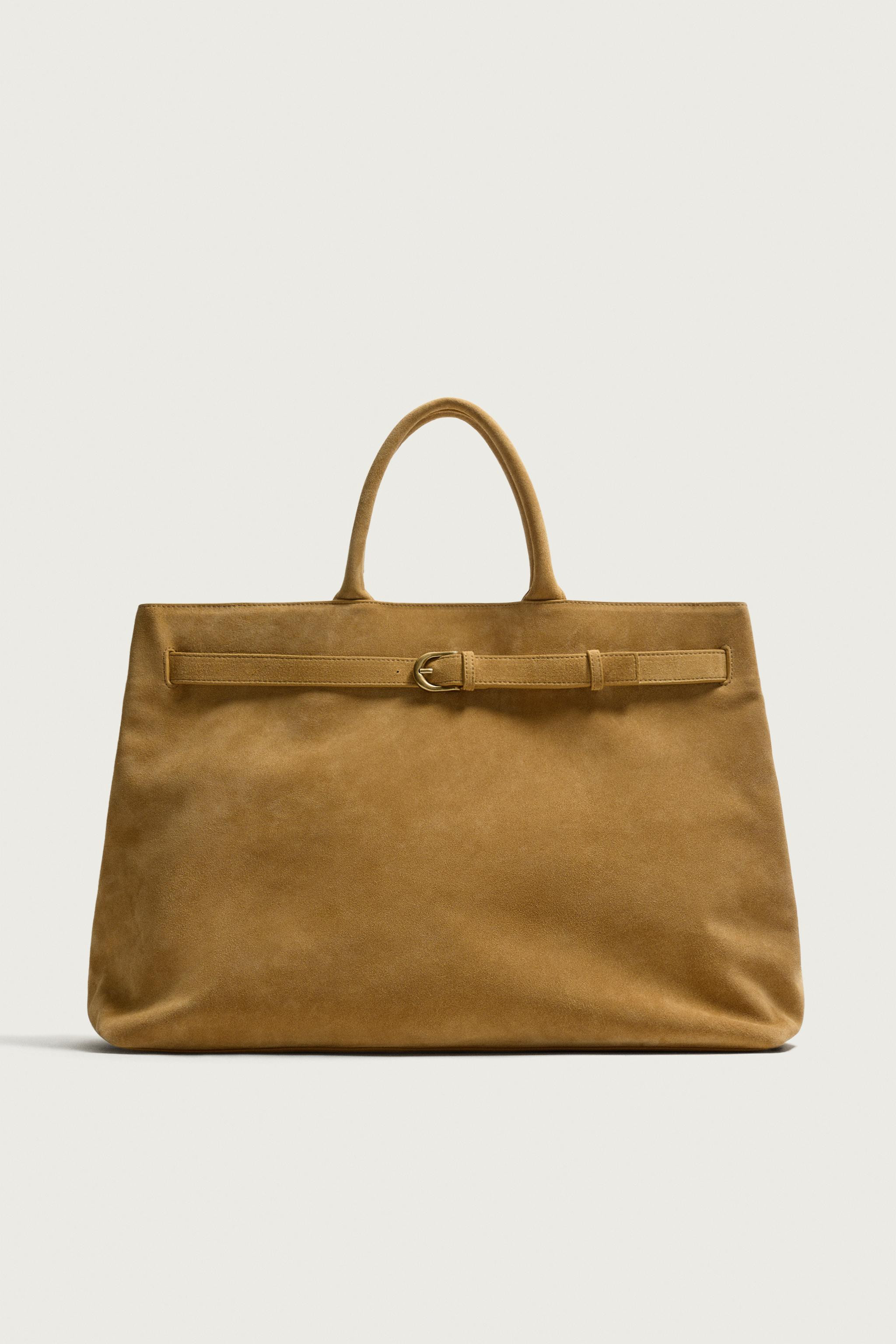 LEATHER BELT HANDBAG | Zara US