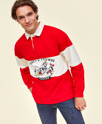 Adult Unisex Vintage Varsity Rugby Shirt, Exclusively at Macy's | Macy's