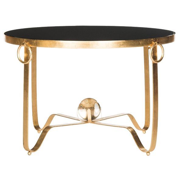 Elisha Accent Table - Gold / Black - Safavieh | Target