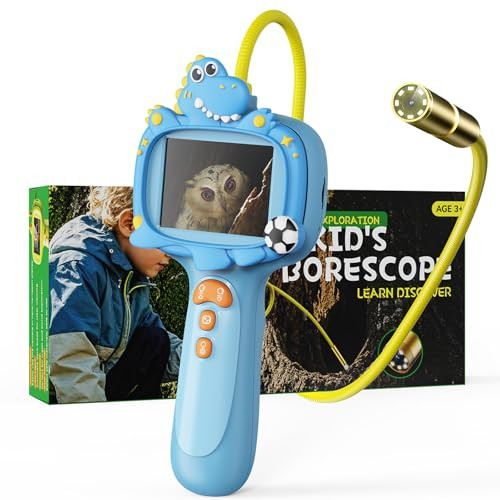 Kids Borescope Borescope Camera Toy with Light for Kids - STEM Science Educational Toy for 4 5 6 7 8 9 10 Years Old Boys Girls Birthday Gift, Snake Scope Camera for Outdoor Camping Nature Exploration | Amazon (US)