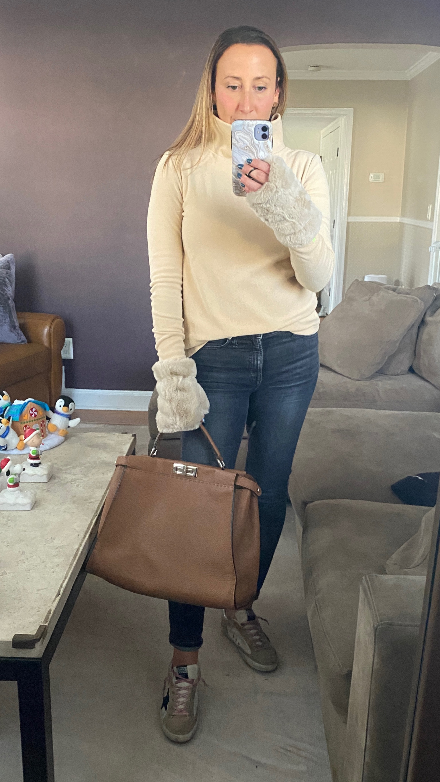 I love these faux fur fingerless gloves. They look so cute wearing with an outfit. Adds an extra cute element of style. / Winter outfit. Winter vacation looks. Vacation outfit. Ski outfit.



#LTKFindsUnder100 #LTKStyleTip #LTKSeasonal