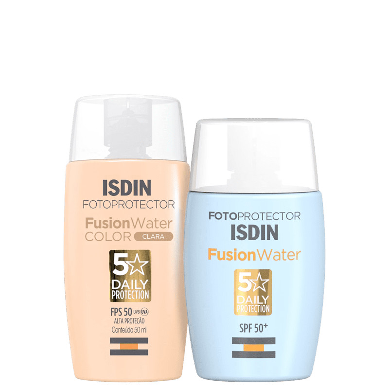 Kit ISDIN Fusion Water 5 Stars Color Clara | Beleza na Web | Beleza Na Web (BR)
