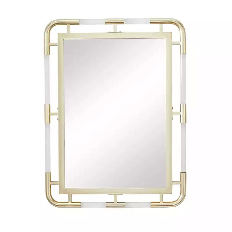 New! Gold Metal Brielle Wall Mirror | Kirkland's Home