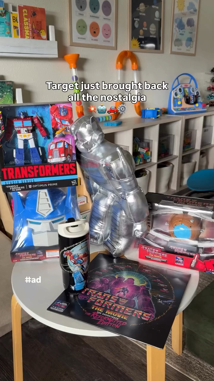 #ad Comment “transformers” and i’ll send these over! 🔗 Target just brought back ALL the nostalgia 💥🤖🚗⚙️ And now my kids are just as obsessed with Transformers as we were! These Target-exclusive figures actually transform from robot to vehicle, plus there’s a whole 40th Anniversary collection to shop. 🥹 Head to Target on your next run to check it all out!  #targetpartner @target @transformersofficial @shop.ltk #liketkit https://liketk.it/6njAL