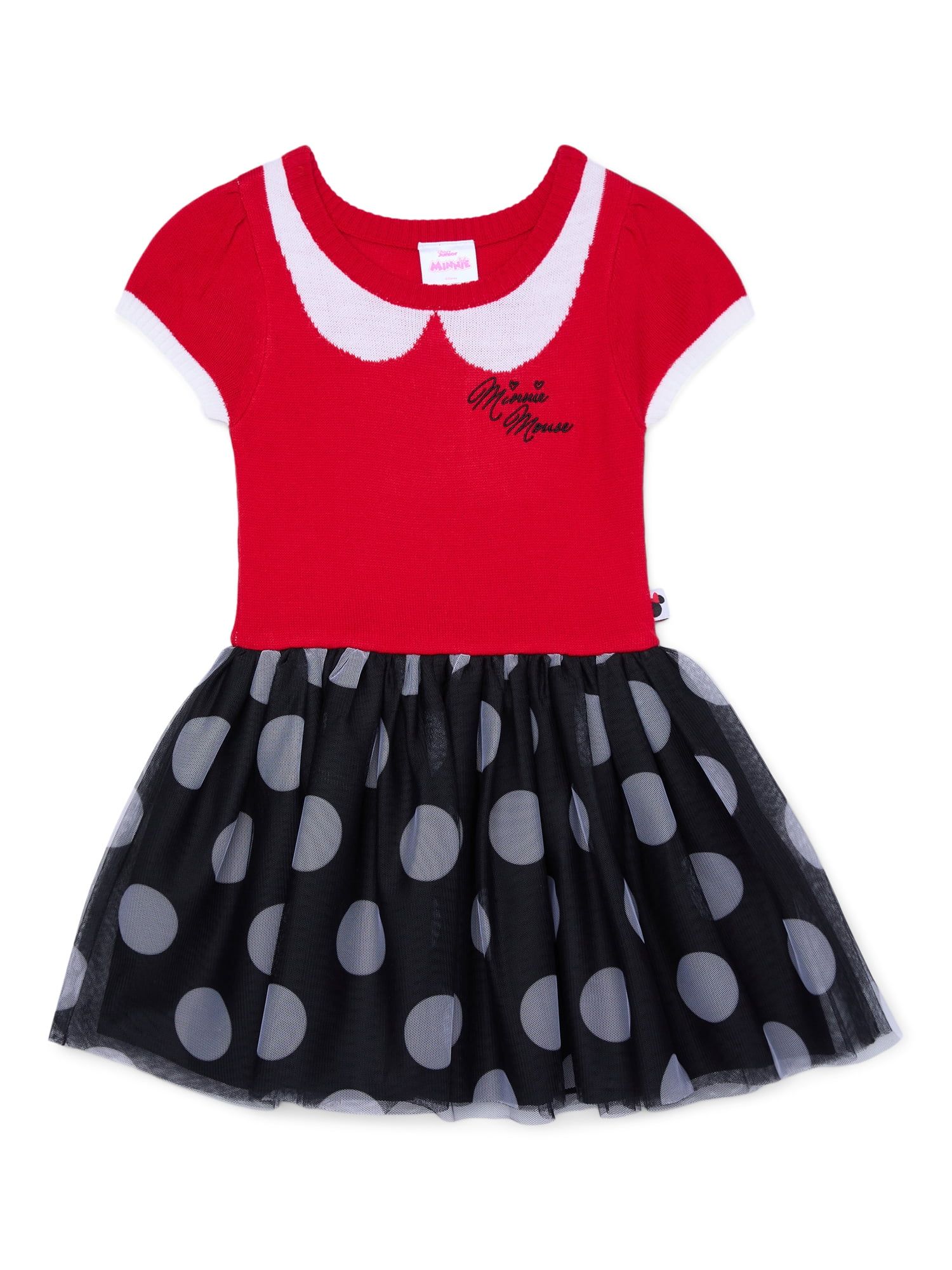 Minnie Mouse Toddler Girl Cosplay Dress, Sizes 12M-5T | Walmart (US)