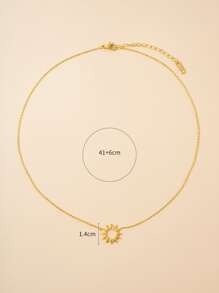 Sun Charm Necklace
   SKU: sj2208085657522422      
          (1 Reviews)
            US$4.00    ... | SHEIN