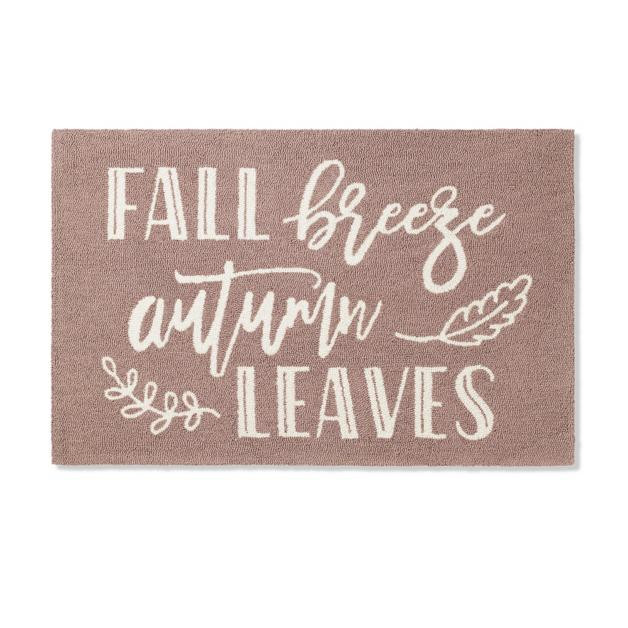 Fall Breeze Hooked Door Mat | Grandin Road | Grandin Road