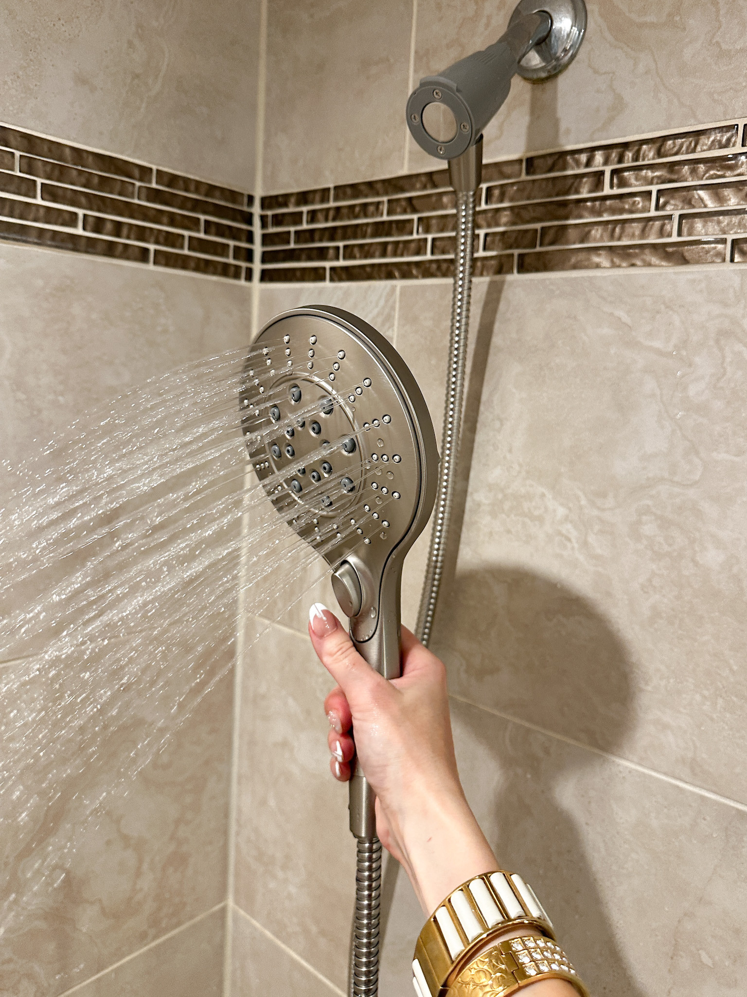 Turn every shower into a spa experience with this Moen Removable Handheld Shower Head 🧖‍♀️🌿 Enjoy multiple spray settings for ultimate comfort and relaxation — from a soothing mist to a powerful rinse! 💧 A sleek, modern upgrade your bathroom deserves 😍

#BathroomGoals #LTKHome #ShowerUpgrade #SpaVibes #HomeEssentials #AmazonFinds #BathroomInspo #MoenShower #LTKDecor #SelfCareEveryday #ModernHome #HomeRefresh #ShowerEssentials #CozyLiving #LTKFinds 

 