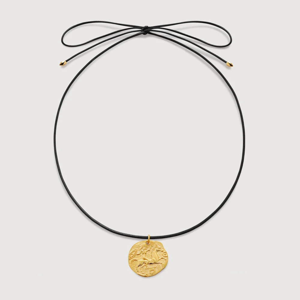 Cotton Cord Goddess Necklace | Monica Vinader (Global)