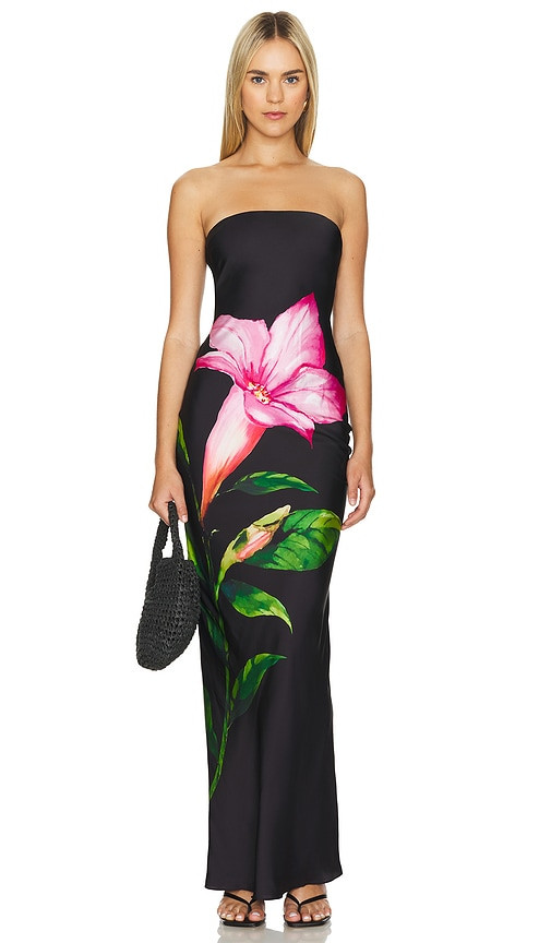 ROCOCO SAND Maxi Dress in Black. - size M | Revolve Clothing (Global)