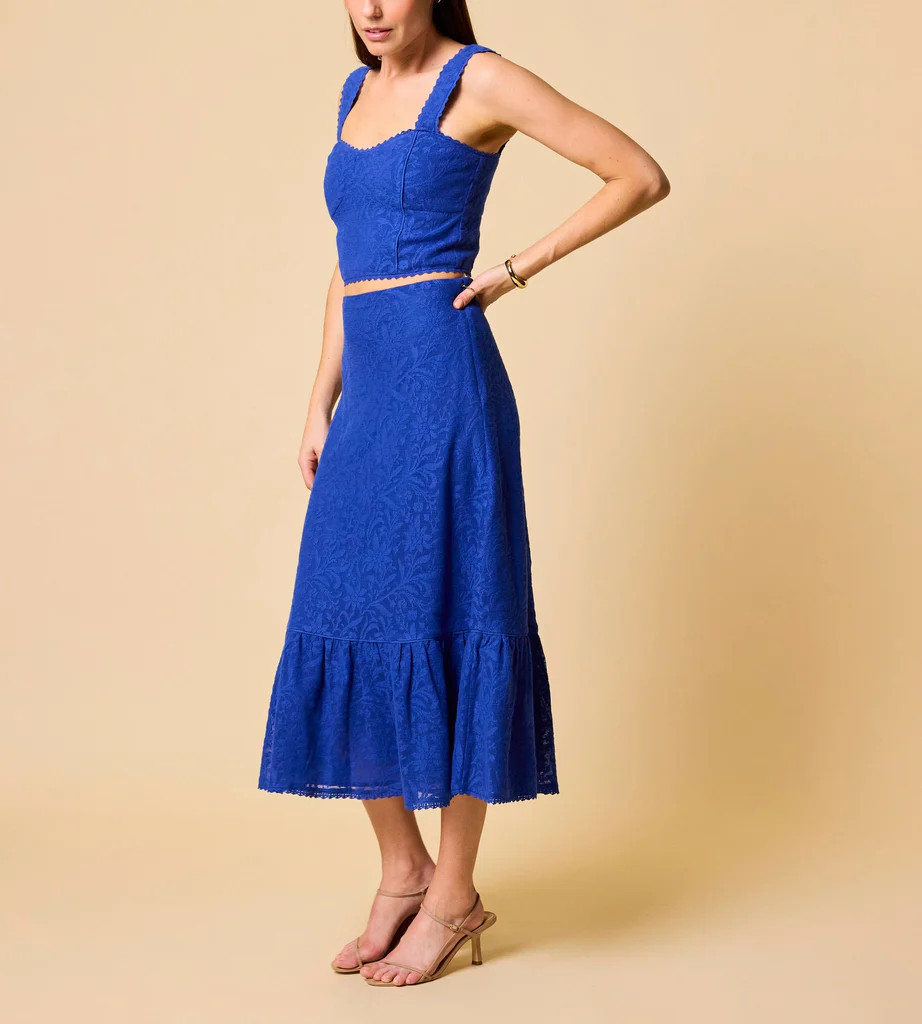Azure Midi Skirt | Surf the Web | Cleobella