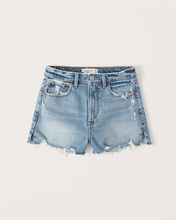 High Rise Mom Shorts | Abercrombie & Fitch (US)
