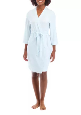 STAR + SKYE by P.J. Salvage Women's Peachy Robe, Blue, Medium | Belk