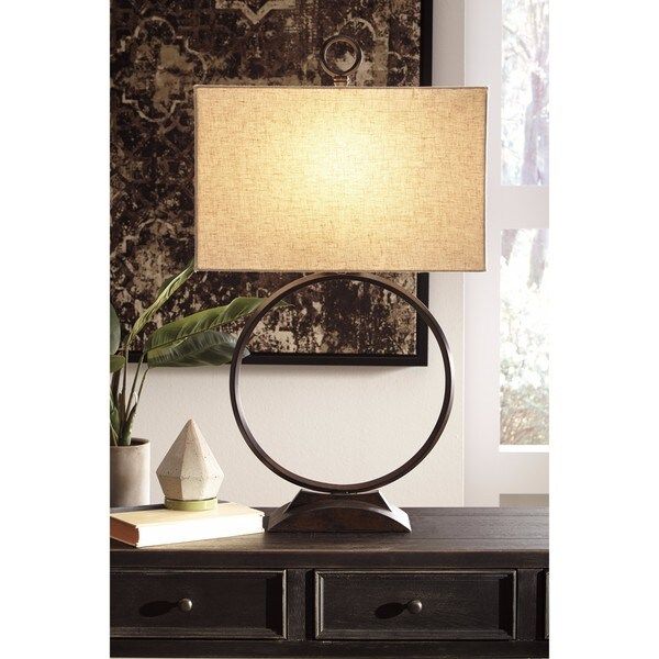 Fayth Bronze Finish 32 Inch Metal Table Lamp | Bed Bath & Beyond