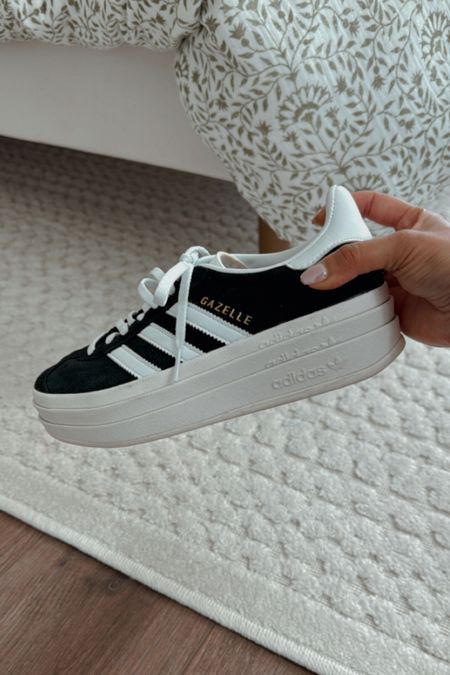 Black and white platform sneakers size 5 1/2 - run big so I sized down a size! Usually a 6 1/2 in sneakers 

Summer outfits 
Sneakers 
Adidas 
Summer finds 
Shoe crush 

Honey sweet petite 
Honeysweetpetite

#LTKShoeCrush #LTKFindsUnder100 #LTKStyleTip