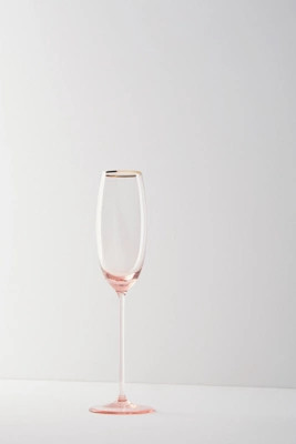 Gilded Rim Flute | Anthropologie (US)