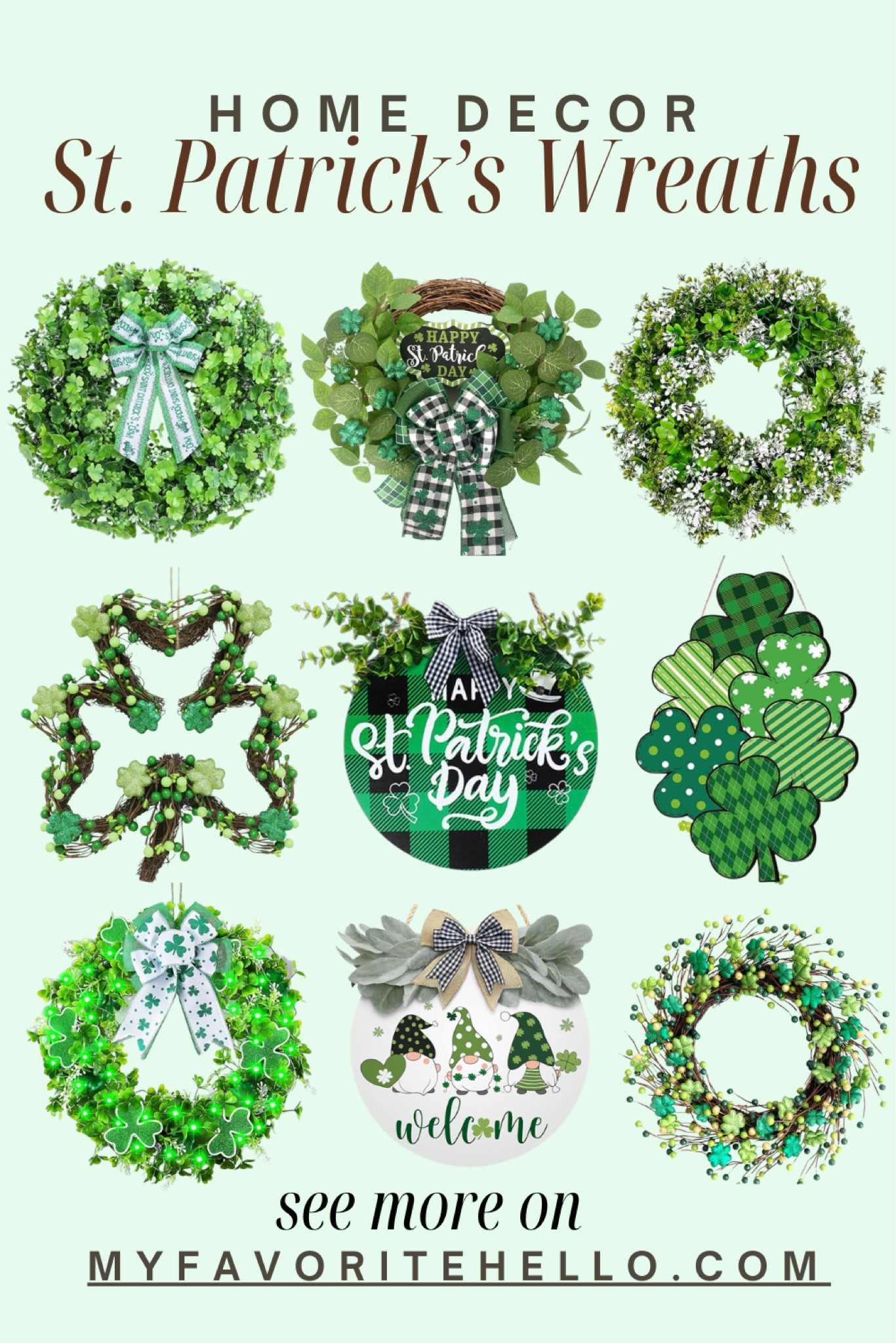 St Patrick’s day decorations, st Patrick’s day wreaths, st Patricks day decor, st patricks decor, st pattys day decor, st patricks front porchh

#LTKhome #LTKfindsunder50 #LTKSeasonal