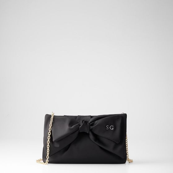 Satin Bow Clutch | Mark and Graham